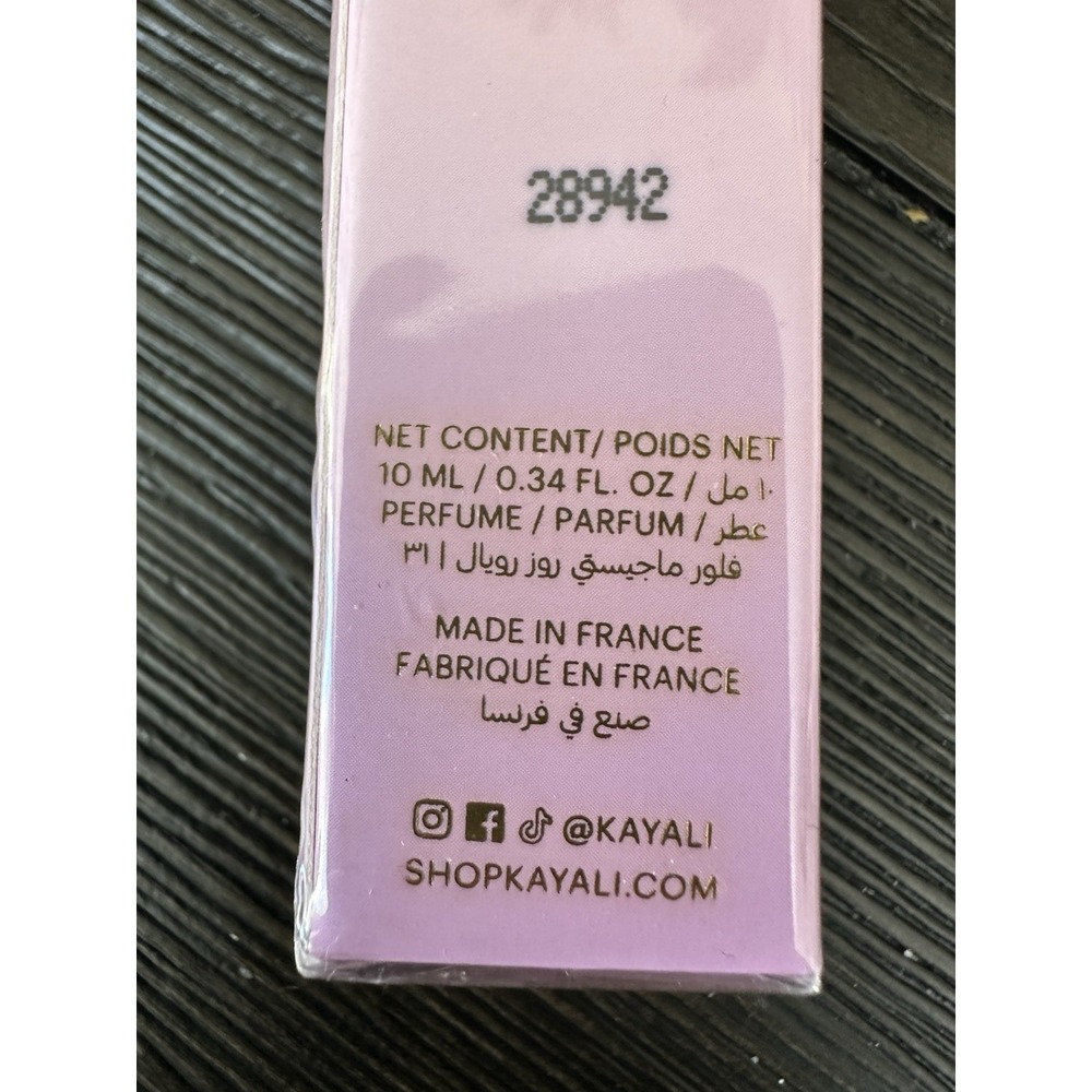 Kayali Fleur Majesty Rose Royale 31 EDP Travel Spray 10ml Sealed New - Picture 3 of 8